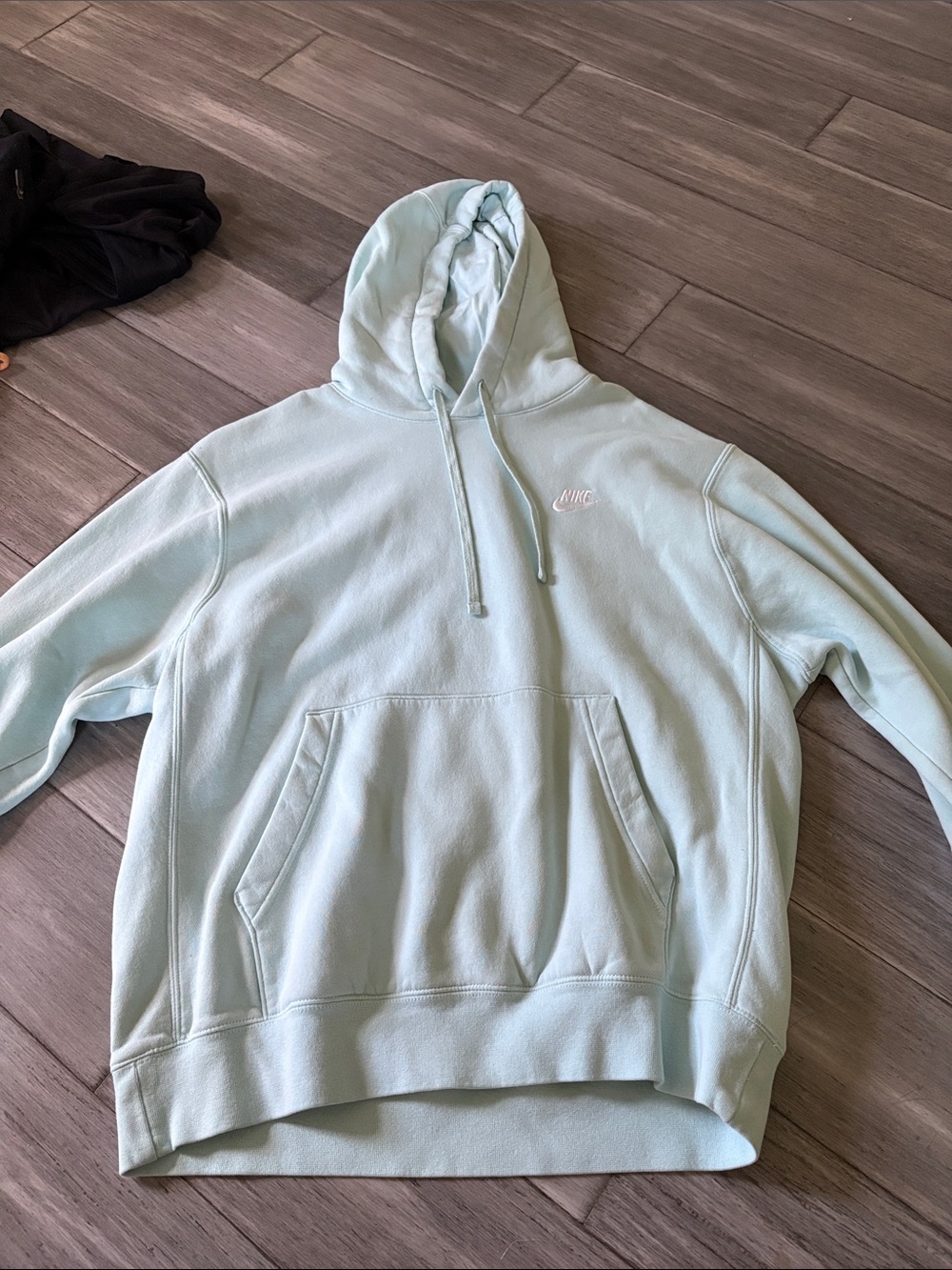 Nike Mint Green Pullover Hoodie with Front Pocket